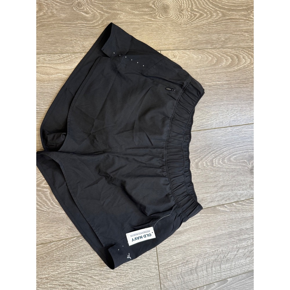 Old Navy Active Womens XS Black Quick Dry Running Shorts with Liner 855916-00-1